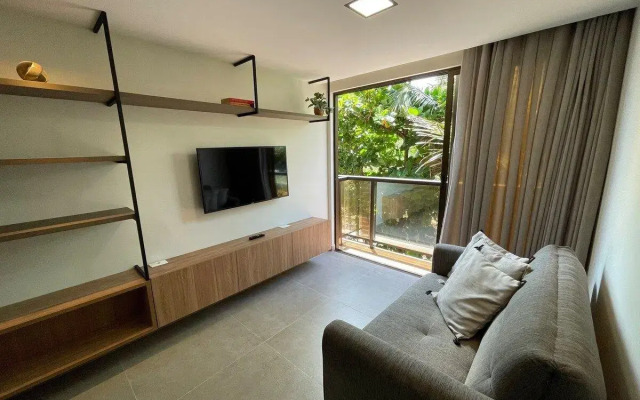 Apartamento de um quarto a beira-mar
