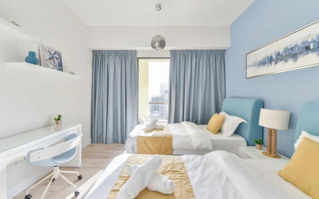 Luxury JBR - Marina View - Beach Resorts Access
