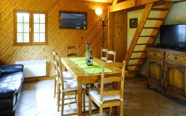 Wooden House by Beach Near Barneville