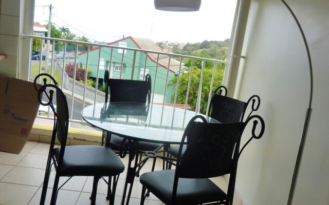 Apartment with One Bedroom in Schoelcher, with Wonderful Sea View, Terrace And Wifi - 3 Km From the Beach