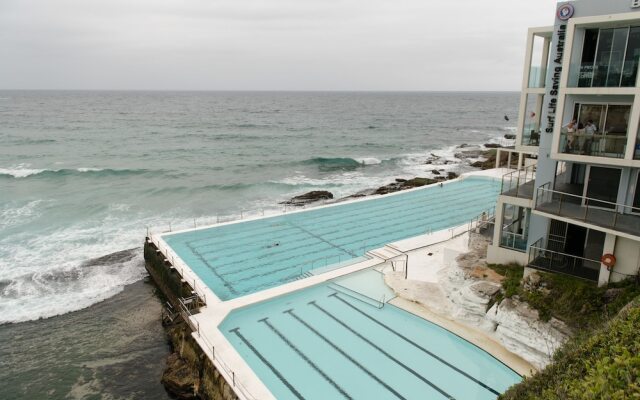 Ocean Front Building On Bondi Beach