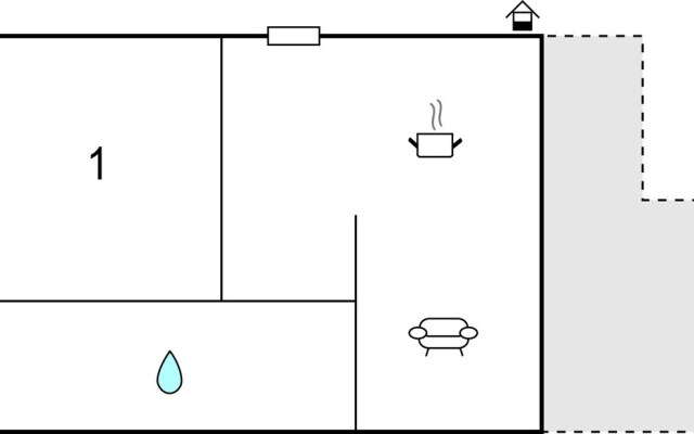 Nice Apartment in Dramalj With 1 Bedrooms and Wifi