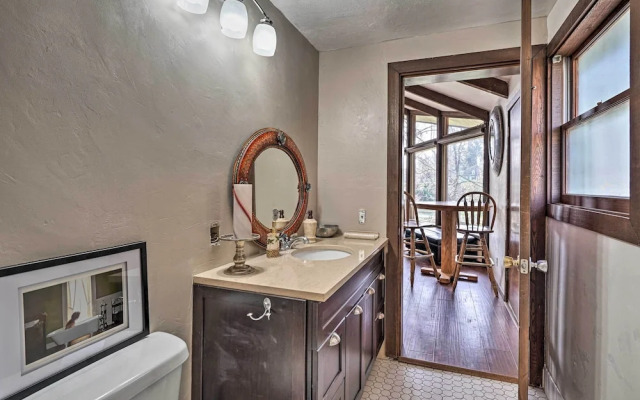 Serene Riverfront Escape w/ Hot Tub & Views!