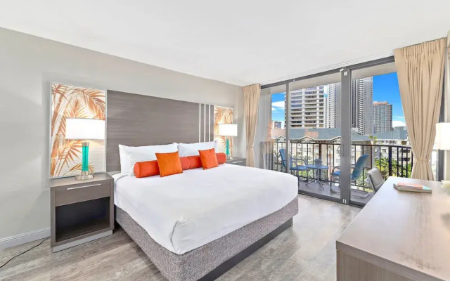 Aqua Palms Condo with City View