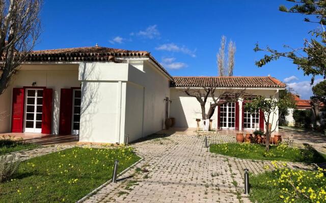 Mediterenian house with beautiful garden