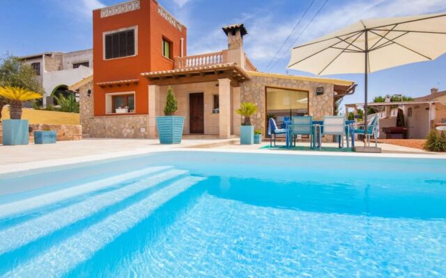 Villa With 3 Bedrooms in Llucmajor, With Wonderful sea View, Private P