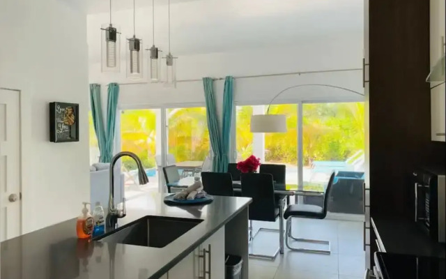 Modern villas at Grace Bay