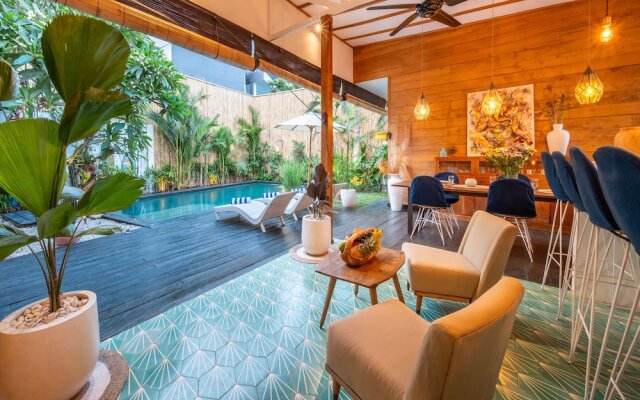 Splendid Villa Shakti Canggu Boho Chic 3bd & Pool
