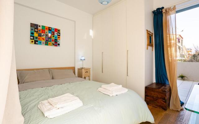 Studio Manolia on the beach