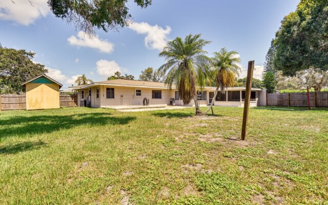 Bradenton Rental w/ Fenced Yard, Covered Patio!