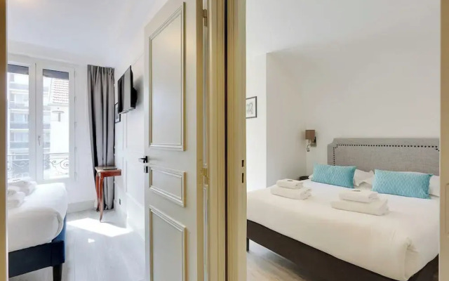 Cosy Apartment With Balcony - 2br/6p- La Roquette
