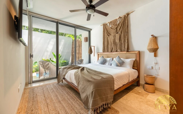 NHOA 102A Lux 2BR Condo Plunge Pool in Aldea Zama