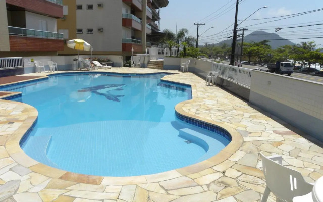 Apto 3 quartos Condominio Costa Atlantica-pé na areia-em Ubatuba,SP