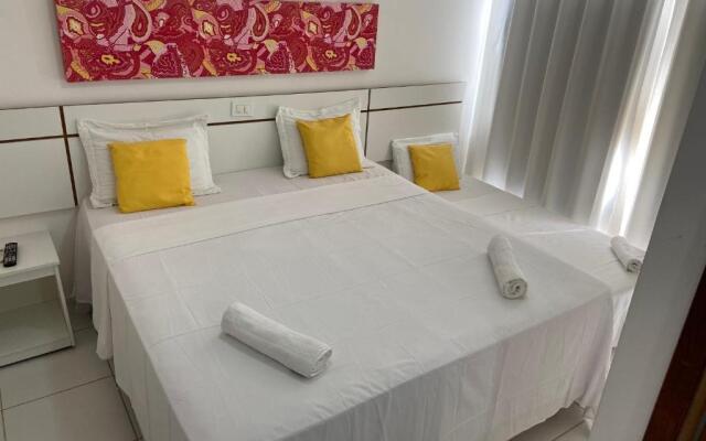 Apartamento na praia Taperapuan/Próx. Axé Moi/Mobiliado