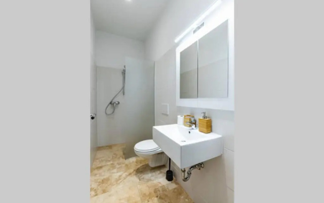 Modern apartment next to subway station