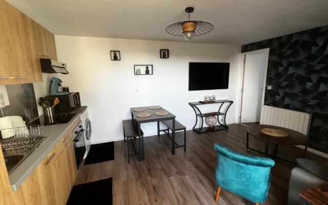 Logement avec terrasse,4 pers, parking