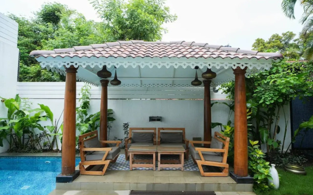 Villa Bauhinia - 5bhk With Pool 10 Mins to Beach