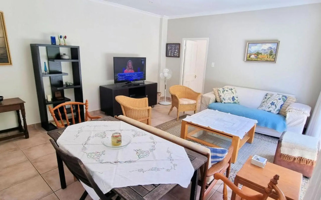 Guinea Fowl poolside apartment