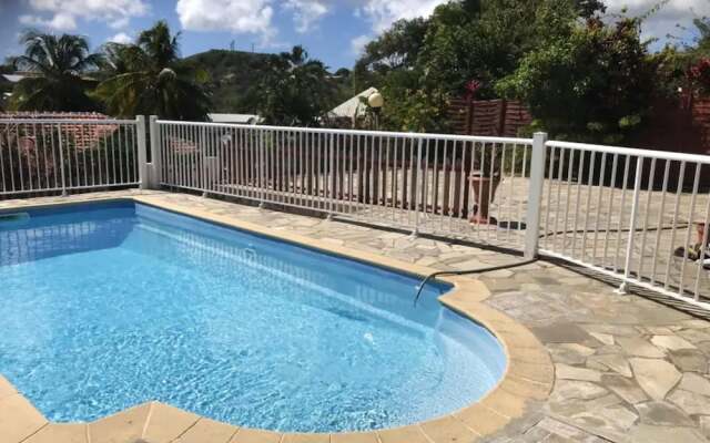 Bungalow With 2 Bedrooms in Sainte-anne, With Wonderful sea View, Priv