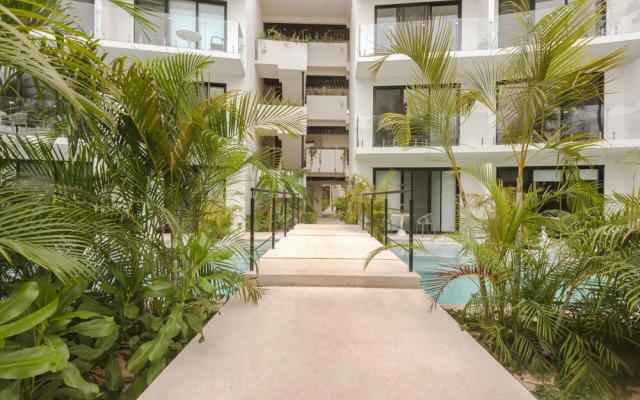 Modern Stunning Studio Swim-up Pool Fully-equipped Gym, Tulum