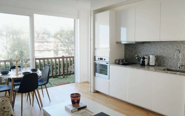 Deauville Plage - Balcon Vue Mer Ville Pied