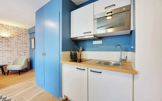 Cosy Studio With Rooftop and A/C - 2P - Vanves