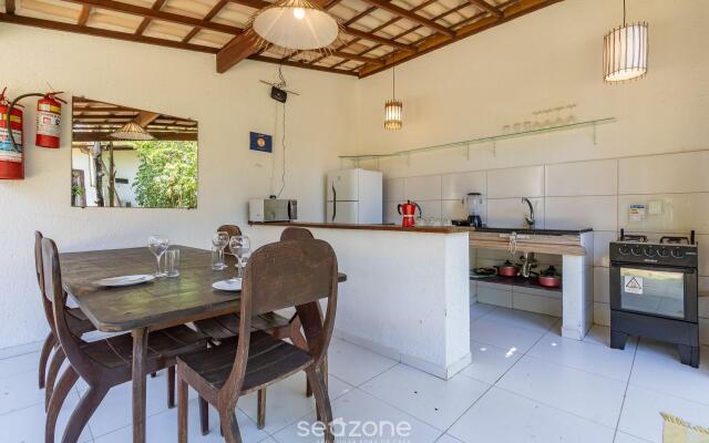 Chalé incrível de frente para o mar EDB002