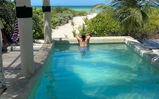 Entire House on the Seashore in Chicxulub Puerto, Yuc, Riviera Yucateca Mex