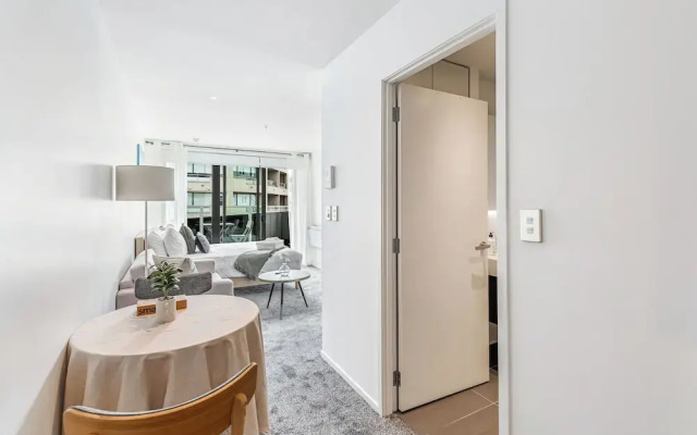 Central Studio + Private Balcony!