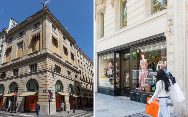 Luxury 2 Bedroom With AC - Louvre & Champs Elysees