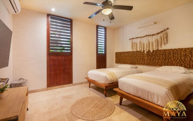 BajoCielo107 Lux 2BR Condo Priv Pool in Aldea Zama
