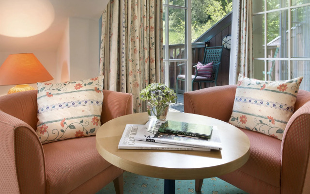 Romantik Hotel Die Gersberg Alm mit Panoramablick auf Salzburg