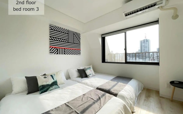 Spacious 2 level apartment 4BR for 16 PPL with jacuzzi – Guest Rooms – Hiroshima