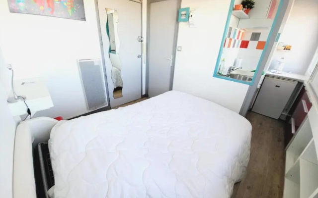 Studio 12m2 Le Nautiqua 100 m de la Plage