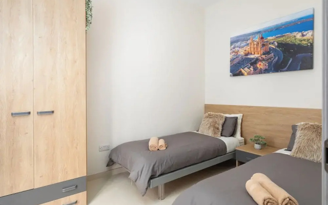 Modern Stylish 2BR With Balconies APT 1