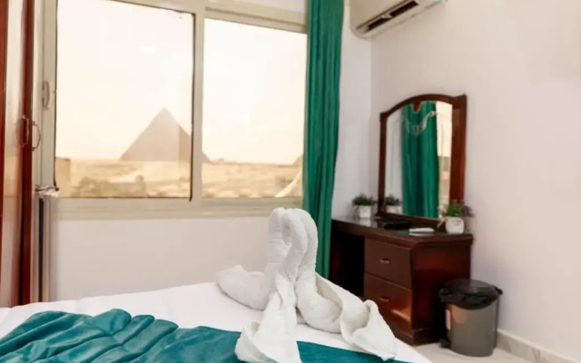 Middle East pyramids view