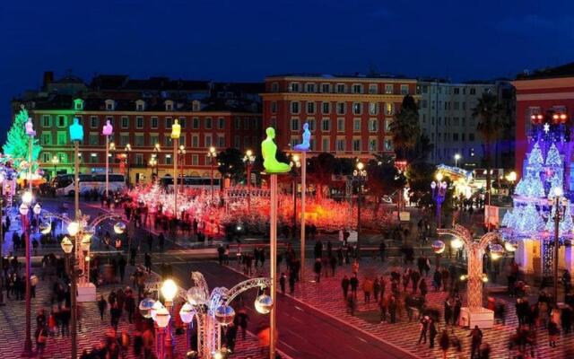 Ross 5- F2, Lumineux, Balcon, Loft, Clim, Vieux-Nice