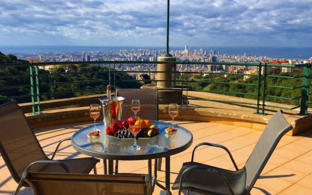 Luxury 1br/2br Apt-panoramic View Terrace 24/7 Pwr