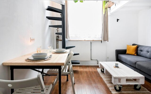 Charming 1-bdr Duplex in Amerique, 19th Arrondissement