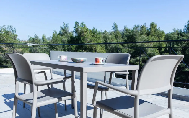 Marousi Modern Green Oasis with Balcony