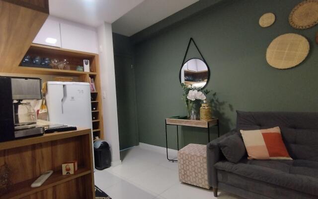 Lindo studio na área central de Poços
