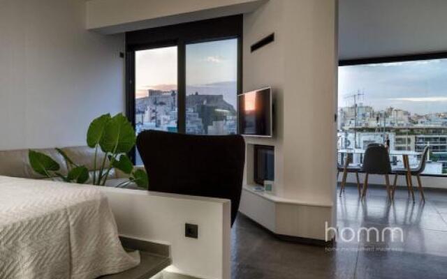 59m homm Loft Penthouse with Acropolis View 2ppl