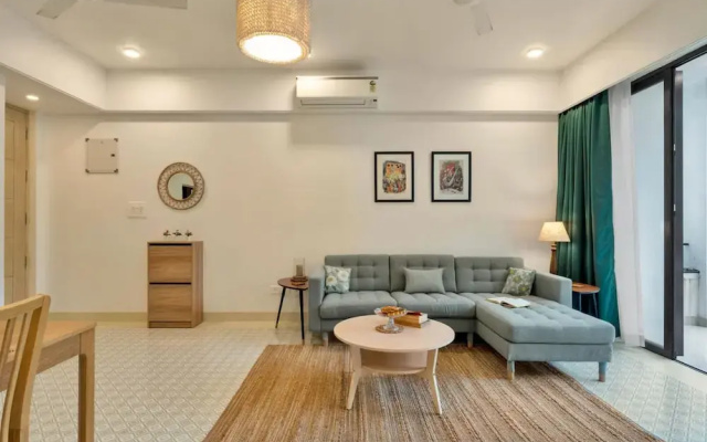 Sol Banyan by Hireavilla - 1BR w Pool in Candolim