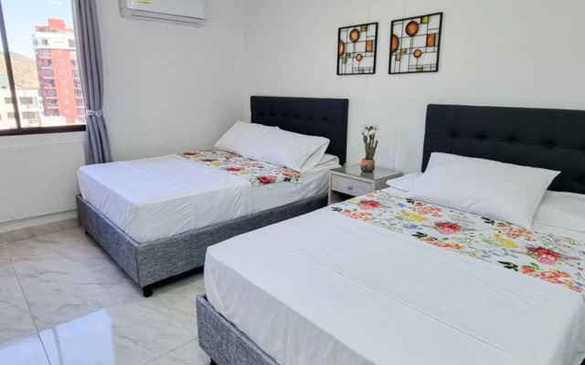 Apartamento Frente al Mar de 3 habitaciones Rodadero - Bedviajes