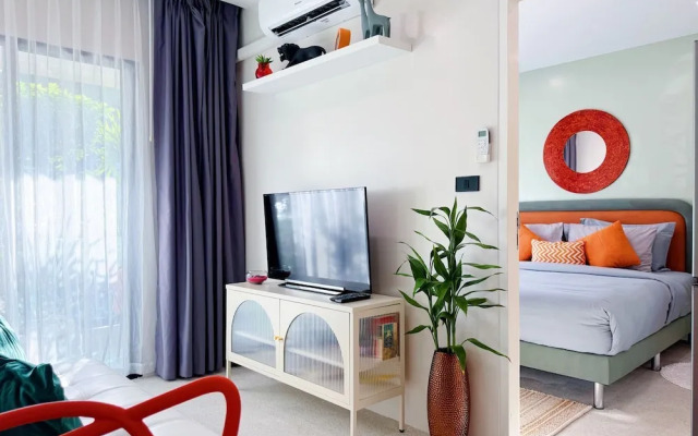 1BR Condo with Pool Gym C238