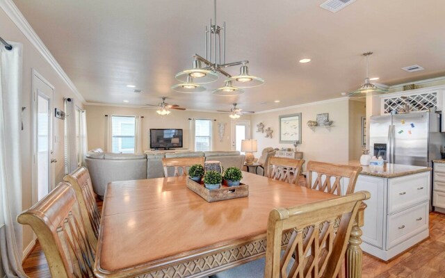 Stilted Galveston Vacation Home w/ Canal Views!