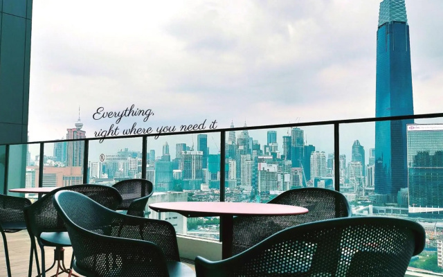Modern Designer Suite at Continew, TRX KLCC View, Next to IKEA – Balcony – Kuala Lumpur