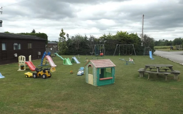 Hand Built log Cabin at Avonvale Holiday Lodges