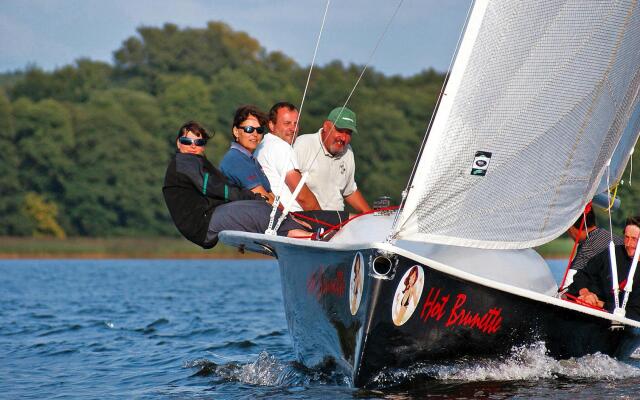 Holiday Home by Lake Rosnowskie With Boat