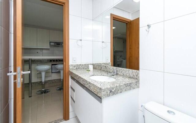 Flat mobiliado no Edifício The Expression - Setor Bueno - TH505